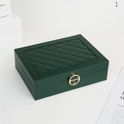 Joyero Matelasse verde