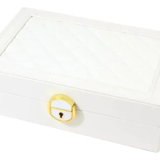 Joyero Matelasse blanco