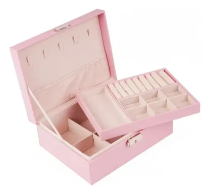 Alhajero doble piso rosa