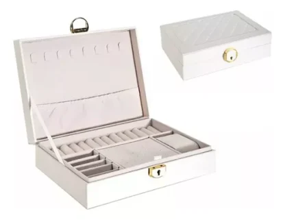 Joyero Matelasse blanco - Imagen 2