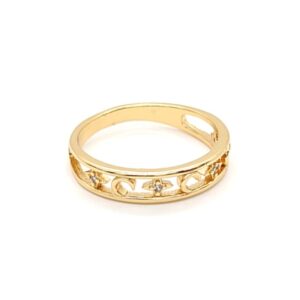 Anillo baño oro BD272