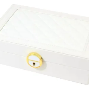 Joyero Matelasse blanco