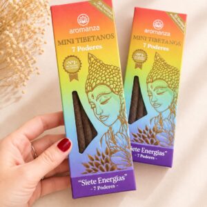 Sahumerio Aromanza mini Tibetanos 7 poderes