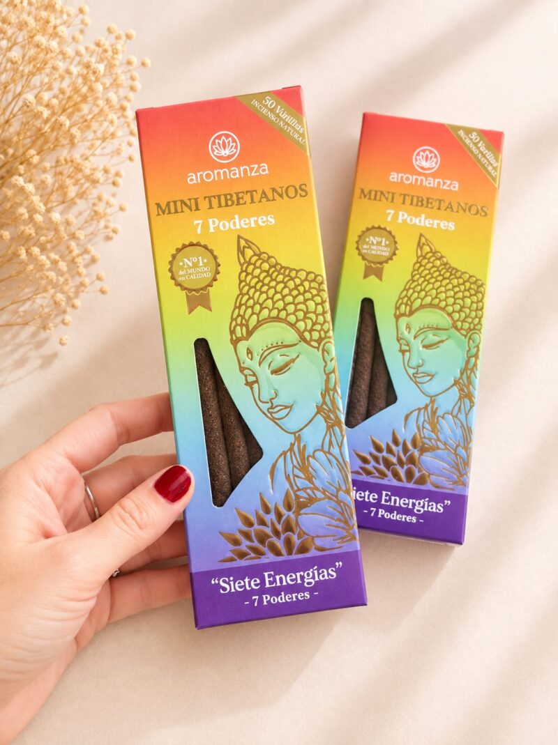 Sahumerio Aromanza mini Tibetanos 7 poderes