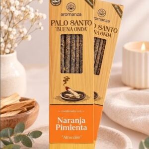 Sahumerio Aromanza Palo Santo Naranja Pimienta